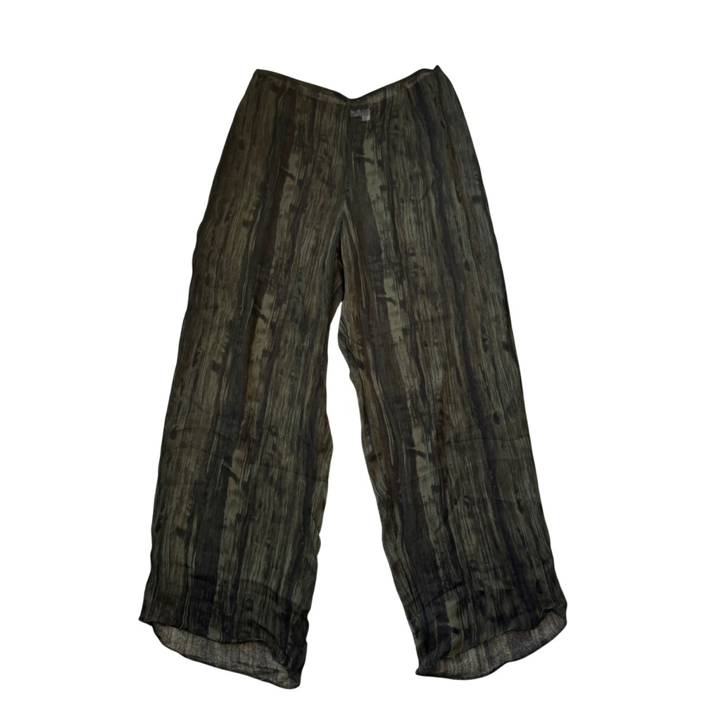 Vintage Y2K Victorias Secret 100% Silk Sheer Lounge Pants 2000 Grunge Fairy